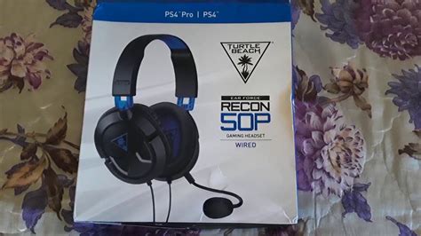 Turtle Beach Ear Force Recon P Gaming Headset Wired Unboxing And