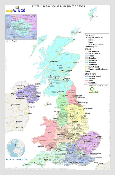 Buy Durable Magnetic Paper Of United Kingdom Uk And Regions With State