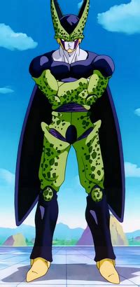 My answer already went on everything i needed to add, like him being. Cell (Dragon Ball) - Wikipédia, a enciclopédia livre