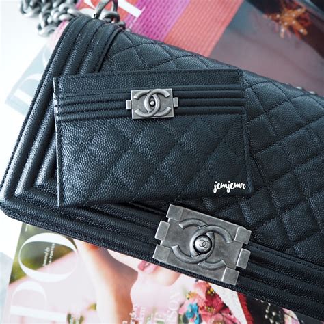 May 26, 2021 · the boy bag is, in its simplest form, a perfect piece for our time, and so many consumers agree that many times the boy can be hard to track down in its neutral colors like basic black. Chanel Boy Flat Card Holder | JemJemR Loves