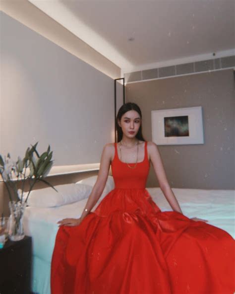 Piyada Inthavong Most Beautiful Transgender Woman In Red Dress Tg Beauty
