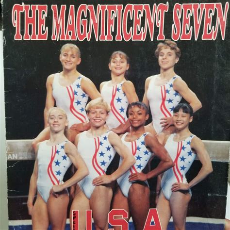 School Folder 1996 Olympic Gymnastic Team Magnificent Seven Gold Medal Team Usa Ebay