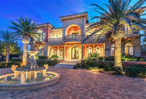 Newly Listed 105 Million Mediterranean Style Mansion In Las Vegas Nv