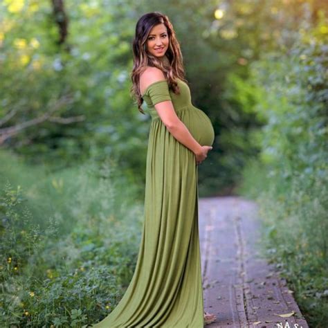 Maternity Photography Props Maxi Maternity Gown Maternity Dress Shooting Photo Summer Women