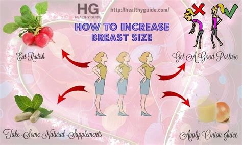20 Tips How To Increase Breast Size Without Surgery And Gaining Weight