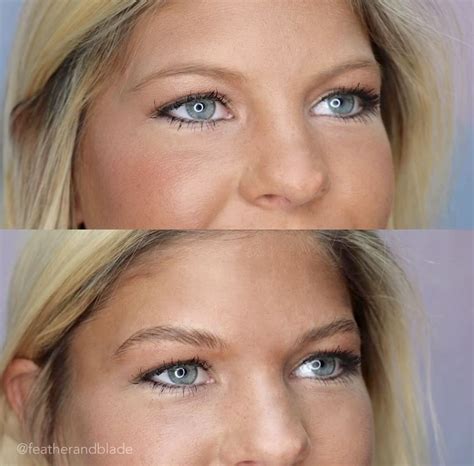 Before And After Picture Of Microbladed Eyebrows Full Post On The