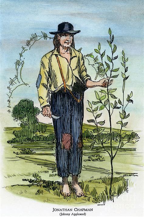 John Chapman Aka Johnny Appleseed Painting By Granger