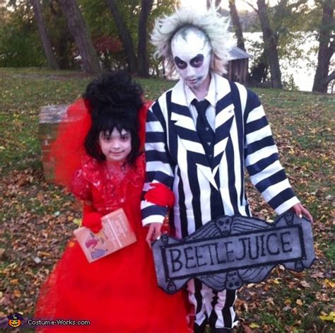 Diy beetlejuice adam and barbara maitland costumes a couple weeks before halloween the fiance suggests we make masks and be the the maitlands from beetlejuice. Beetlejuice & Lydia Costumes DIY