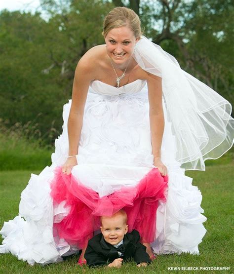 Make sure you're on top of this, and you have found a fantastic wedding dress supplier like the. Bride reveals the ring bearer hidden under her dress ...