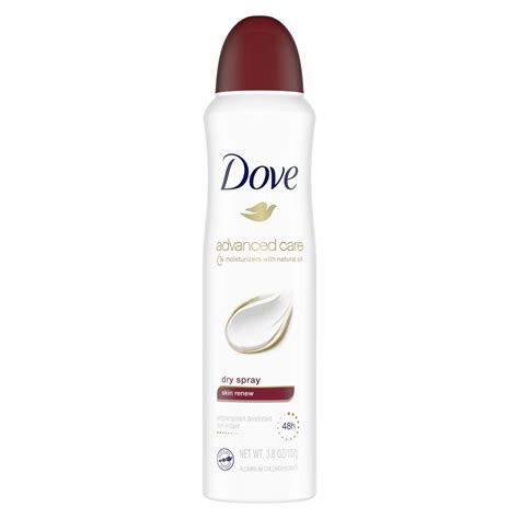 Dove Advanced Care Dry Spray Antiperspirant Deodorant Skin Renew 3 8