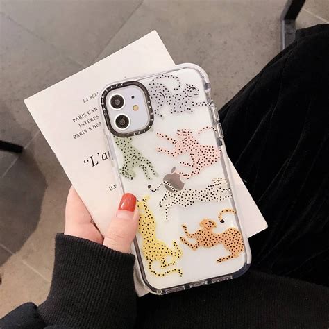 Casetify Replica Phone Cases Cute Cartoon Drawing Transparent Etsy