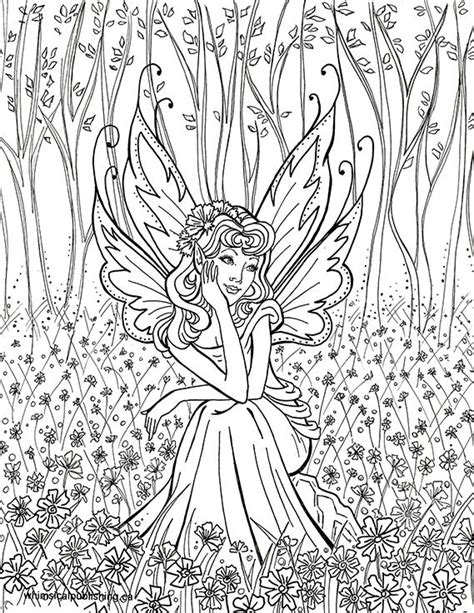 Contemplative Fairy Mandalas Dibujos Para Colorear Dibujos Para