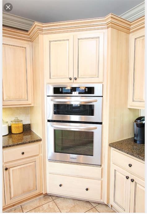 Corner Wall Oven And Microwave Updated Kitchen Kitchen Redo Home