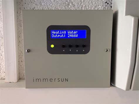 Latest Installations: Immersun Solar PV immersion heater unit installed ...