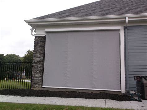 Sunair Sc2000 Exterior Shade With Sattler Grey Fabric Glass Block