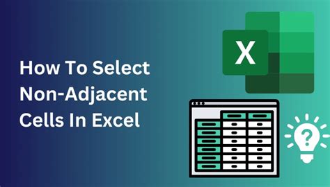 How To Select Non Adjacent Cells In Excel Keyboard Mouse