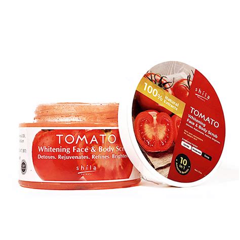 With the rapid growth of whitening products in the market, it is really hard and confusing to choose the right and the trusted product. Tomato Whitening Face & Body Scrub - Shila Herbals ...