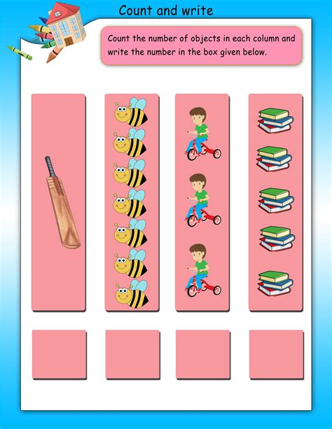 Ukg Table Worksheet Sandwich Worksheets Nursery Maths Practical Math