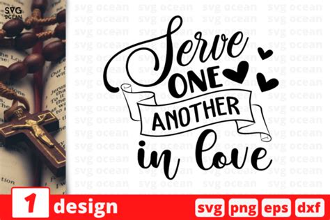 Serve One Another In Love Svg Free Religious Quotes Serve One Another