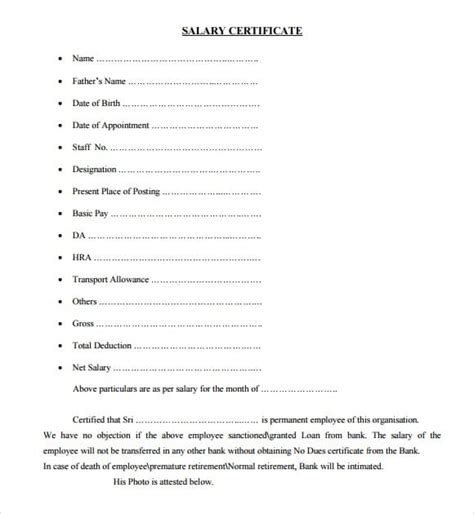 Fill income certificate affidavit format: Salary Certificate Templates | Certificate format, Certificate templates, Good essay