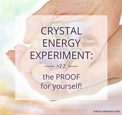 Crystal Energy Experiment See The Proof For Yourself Hibiscus Moon