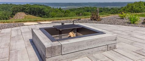 Barn Plank Garden Wall Fire Pit Rochester Concrete Products