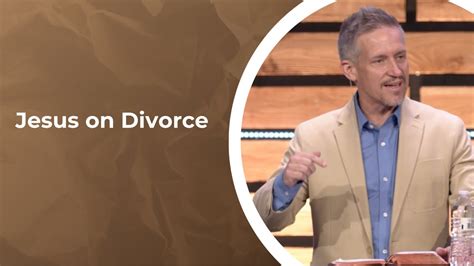 Jesus On Divorce And Marriage The Gospel Of Mark Youtube