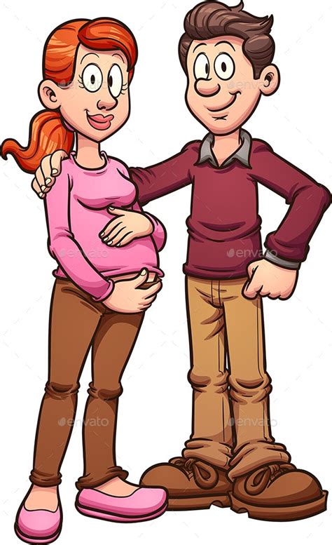 Pregnant Couple Vectors Graphicriver