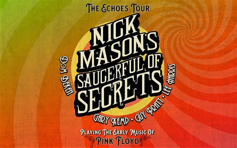 Nick Masons Saucerful Of Secrets Bilietai Turo Ir Koncertų