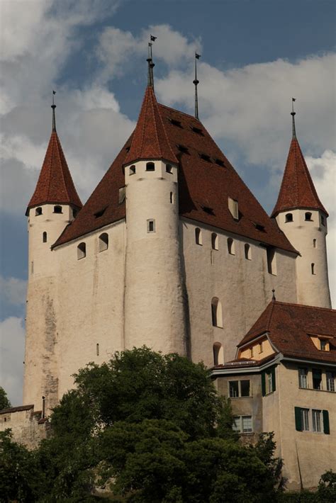Schloss Thun Château Castle Baujahr Um 1190 Durch Di Flickr