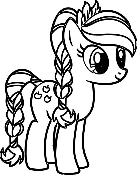 My Little Pony Characters Coloring Pages at GetDrawings | Free download