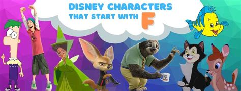 At the disney world theme parks and resorts, you'll find two types of characters: Disney Character Names Starting With F » Featured Animation