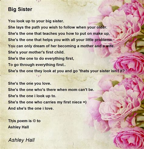 Big Sister Poems