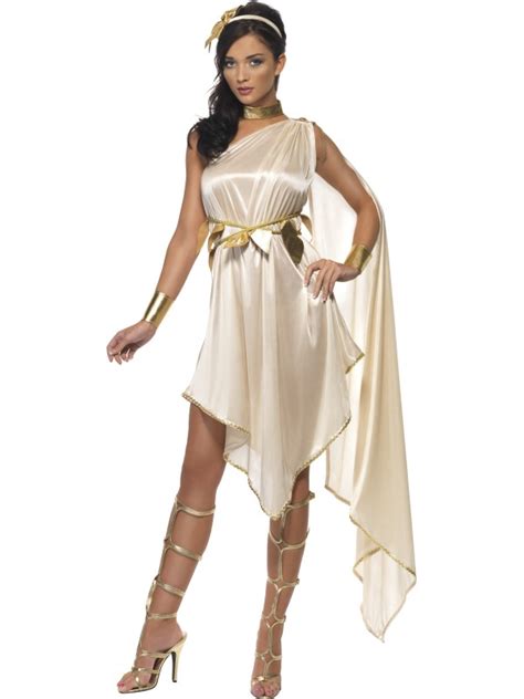 Adult Fever Greek Roman Goddess Spartan Toga Fancy Dress Costume Sizes 8 18 Bn Ebay