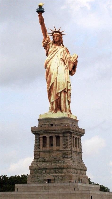 Why Is The Statue Of Liberty Green In Color Quora