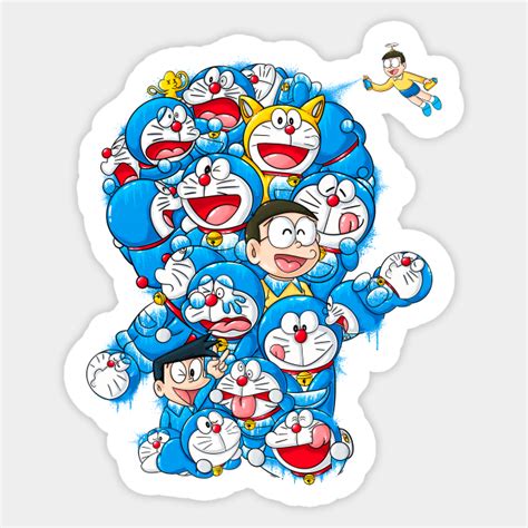 Doraemon Doraemon Sticker Teepublic Au