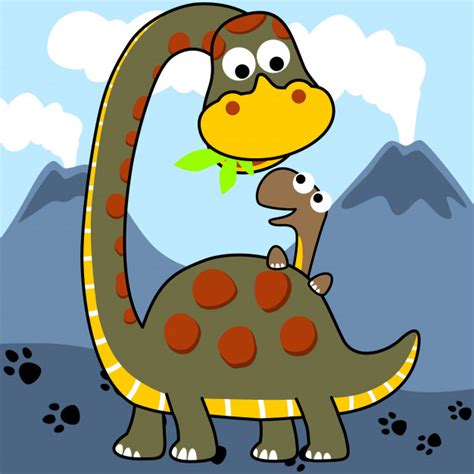 Are you searching for cartoon dinosaur png images or vector? Dino family cartoon Vector | Premium Download