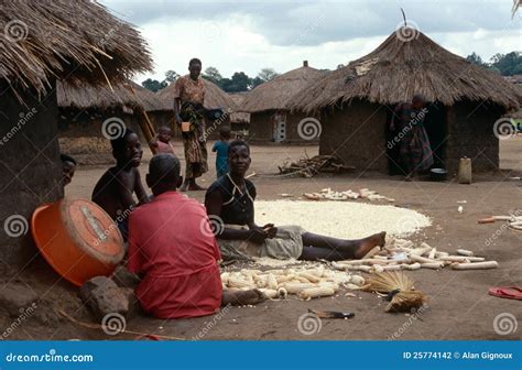 A Village In Northern Uganda Editorial Photography Image Of Huts