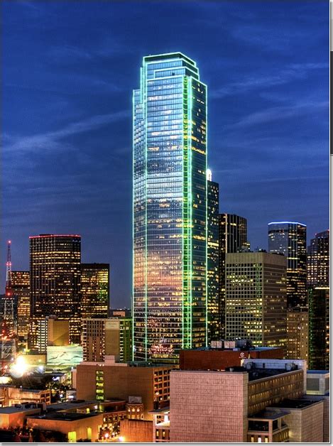Bank Of America Plaza Dallas Tx Dallas Skyline Dallas City Bank
