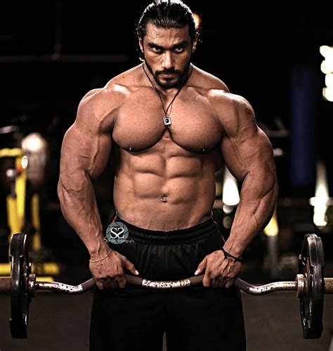 Sangram Chougule Indian Bodybuilder Fitness Health Fitness