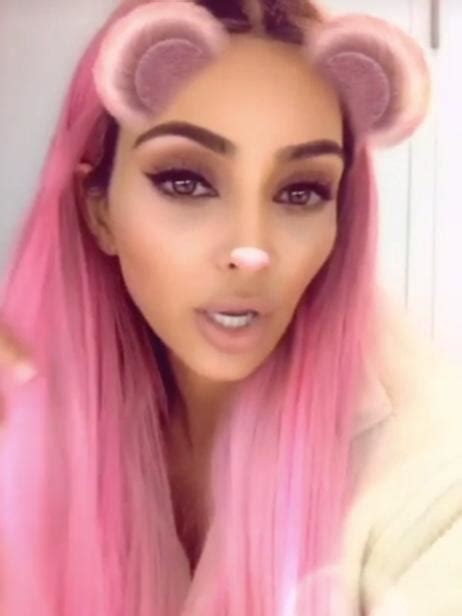 Kim Kardashian Shows Off New Pink Hair And Boasts Perk Of Being Famous