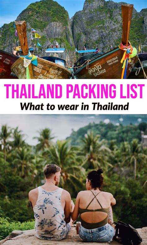 What To Wear In Thailand Printable Checklist Thailand Travel