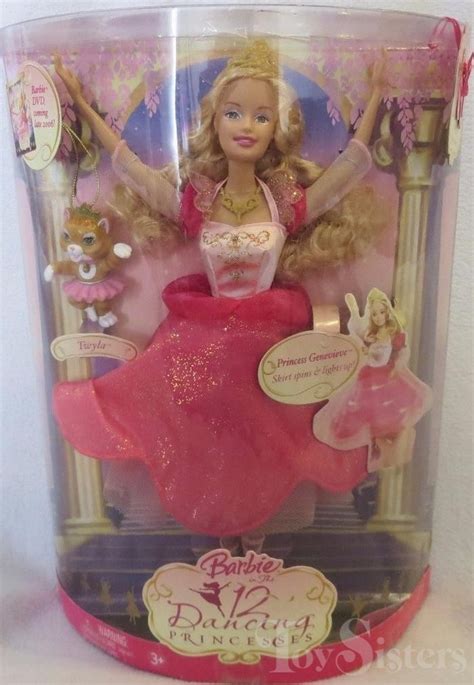 2006 Barbie 12 Dancing Princesses Lets Dance Genevieve Toy Sisters