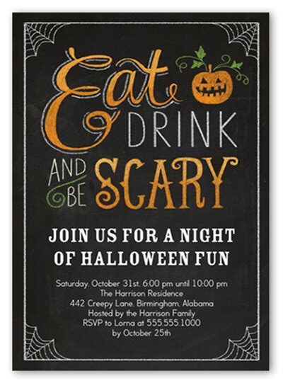 Amelia rose manning and liam quinlan cullen invite you to share with them in the joy of their wedding. Halloween Party Invitation Wording - Party Invitation ...