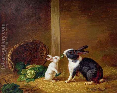 Two Rabbits In 2020 Rabbit Art Animal Paintings Bunny Art