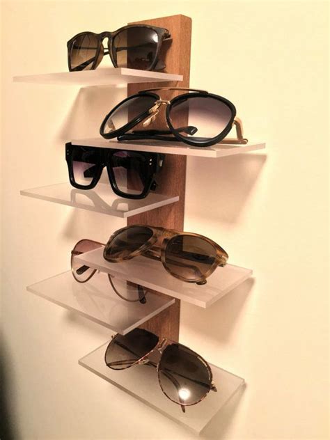 35 neatly store your sunglasses and small accessories with the modern wood and acrylic flat disp
