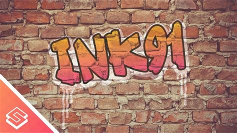 Inkscape For Beginners Graffiti On A Brick Wall Youtube Wall