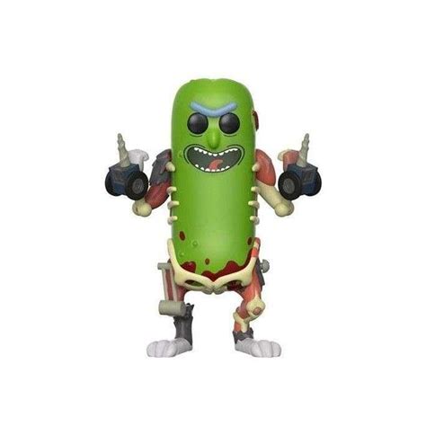 Funko Pop Figure Rick And Morty Pickle Rick With Laser