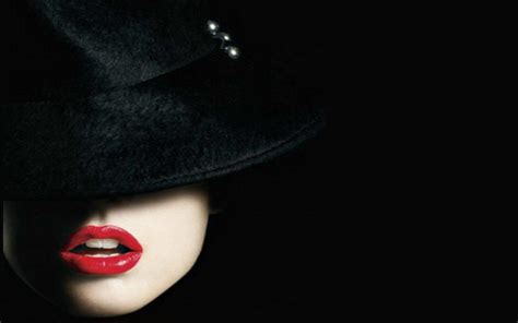 red lips black hat wallpaper 28450 baltana