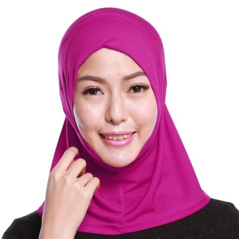 Fashion Women Hijabs Neck Cover Scarf Bonnet Full Cover Inner Hijab Cap